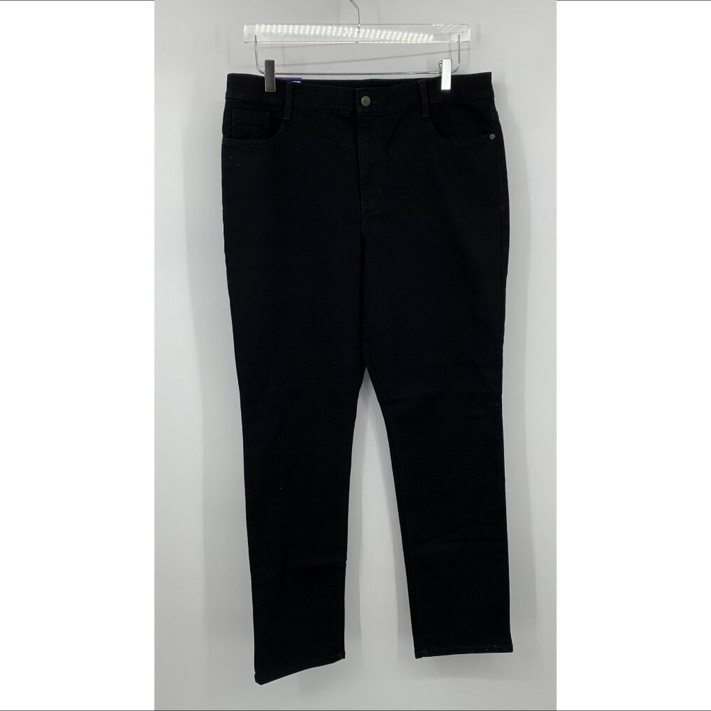 Bandolino Women's Straight Leg Jeans - Classic Black